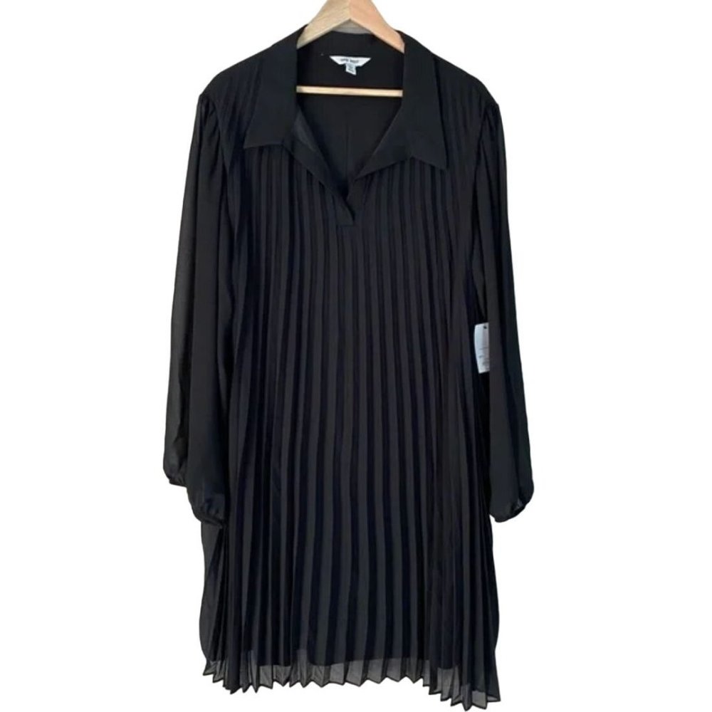 !!!FINAL SALE!!! Going To GW in Sat Nine West Georgette Pleated Dress Size M NWT